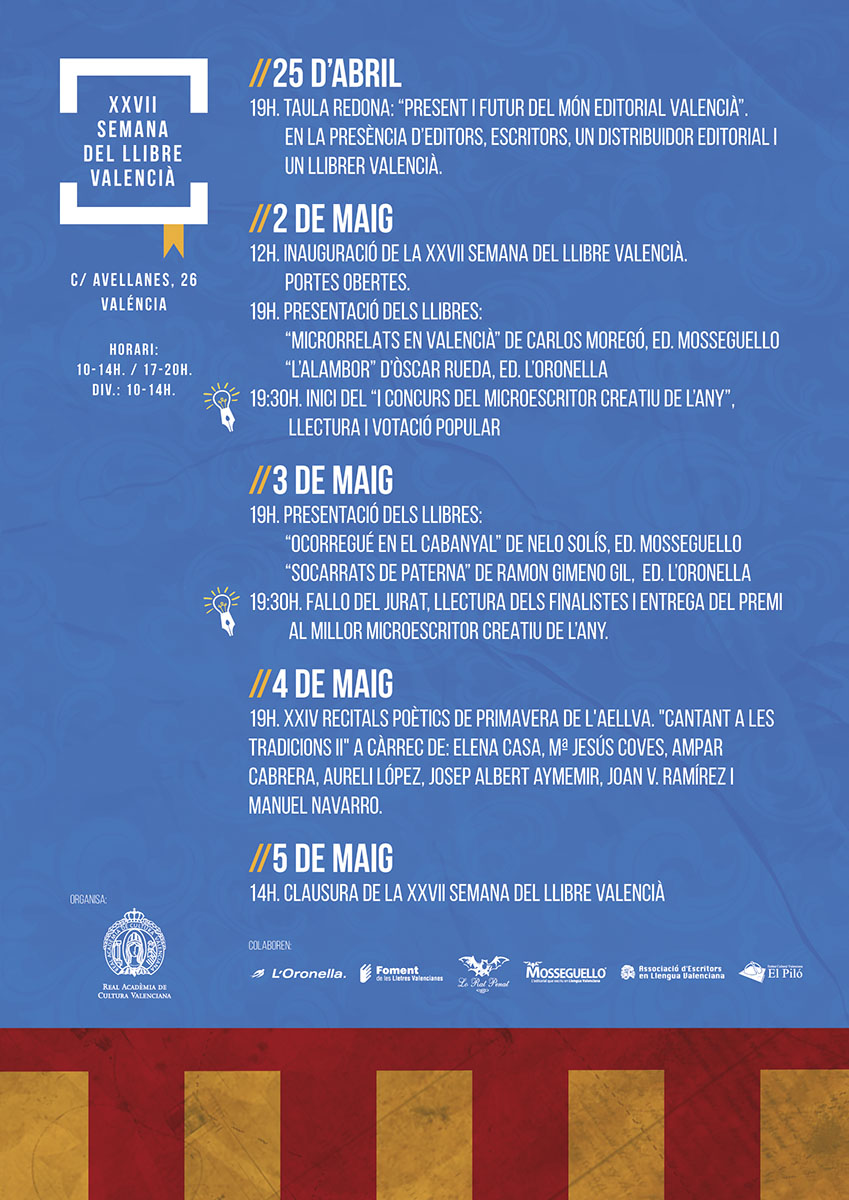 XXVII SEMANA DEL LLIBRE VALENCIÀ