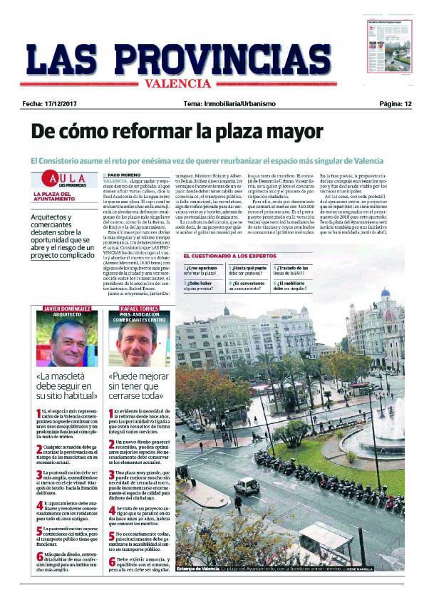 De cómo reformar la plaza mayor